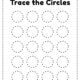 Circle shape worksheet for kindergarten and preschool kids free printable for daily fun and activities.