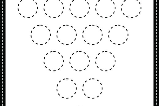 Circles tracing worksheet for preschool and kindergarten school kids for a educational learning activities in a free printable file format
