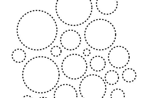 Tracing circles free worksheet for kindergarten and preschoolers kids