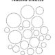 Tracing circles free worksheet for kindergarten and preschoolers kids