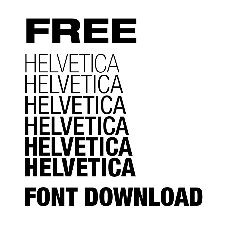 Helvetica font