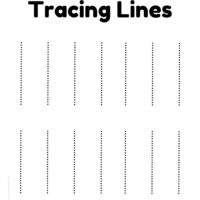 Tracing Lines Worksheet