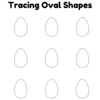 Oval Shape Worksheet