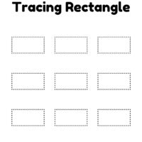 Tracing rectangle worksheet