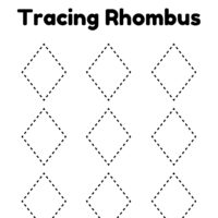 Rhombus Shape Worksheet