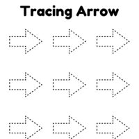 Arrow Shape Worksheet