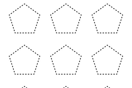 Pentagon Shape Worksheet