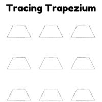 Trapezium Shape Worksheet
