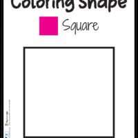 Square Coloring Page