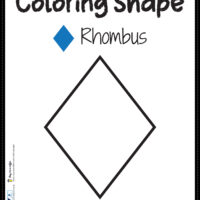 Rhombus Coloring Page