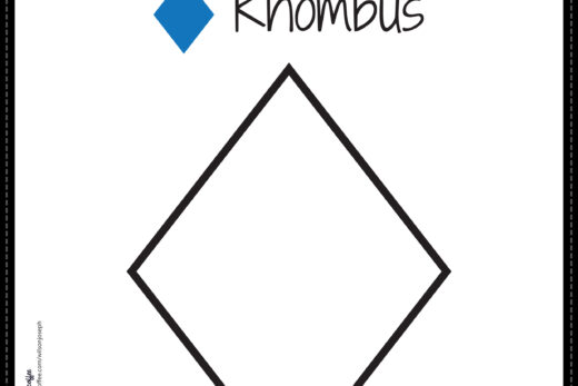 Rhombus Coloring Page