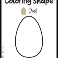Oval Coloring Page