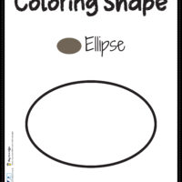 Ellipse Coloring Page