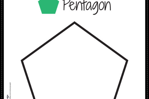 Pentagon Coloring Page