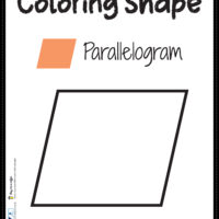 Parallelogram Coloring Page