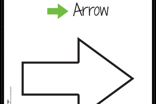 Arrow Coloring Page