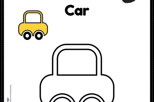 Car Coloring Page