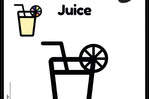 Juice Coloring Page