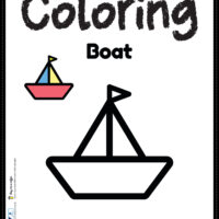 Boat Coloring Page