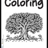 Free Printable Tree Coloring Page
