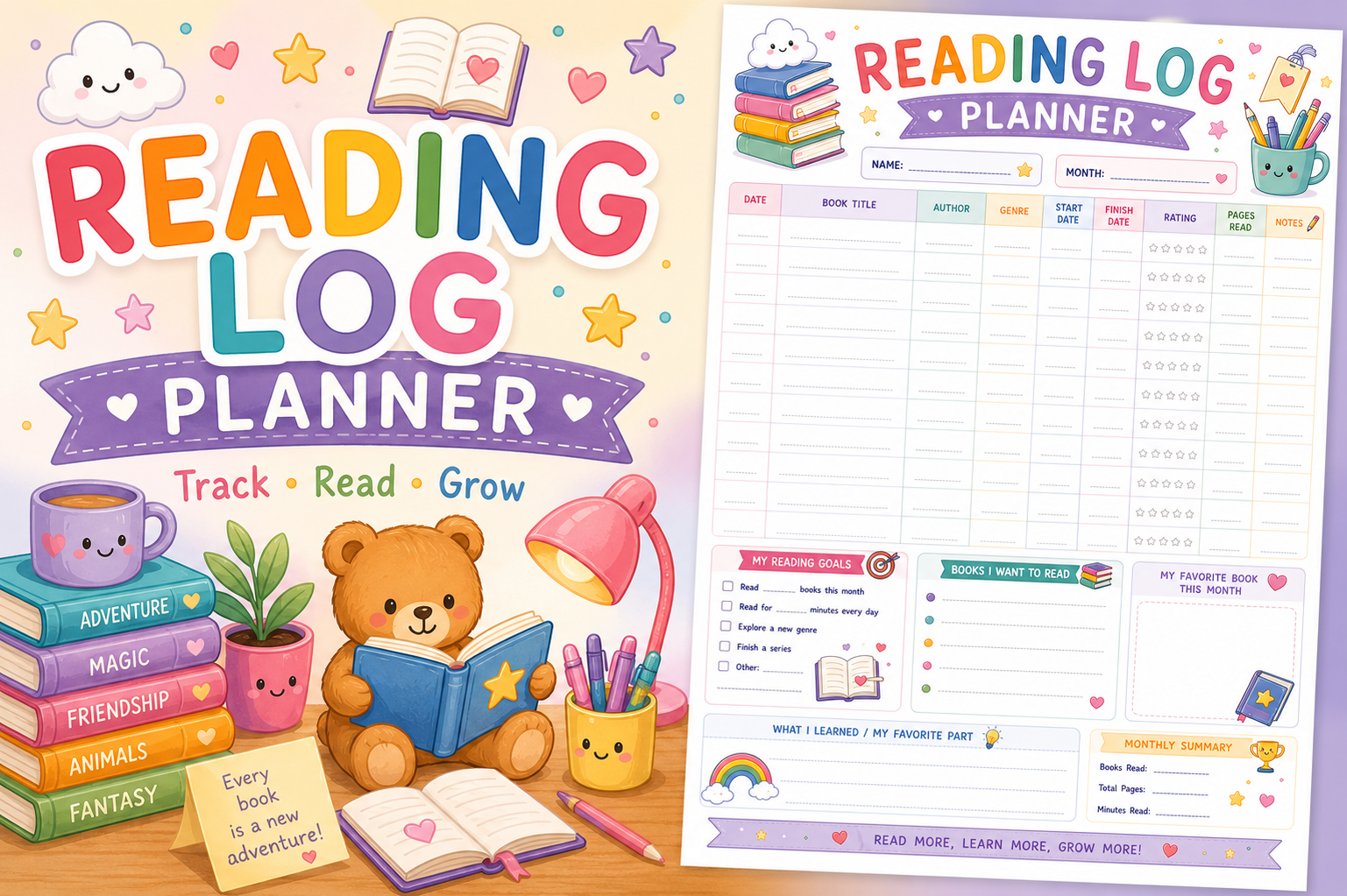 Book Review Planner Worksheet